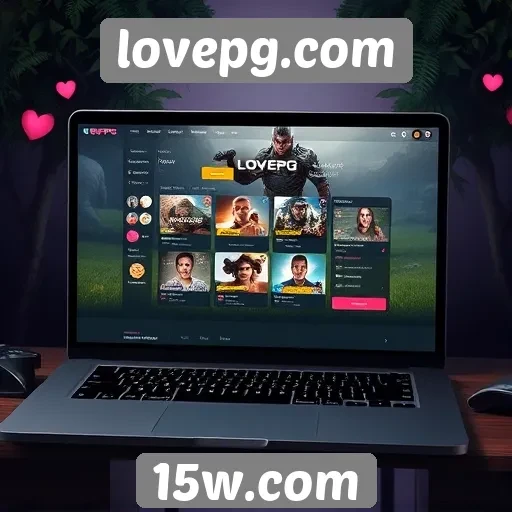 Análise da interface do usuário do lovepg.com